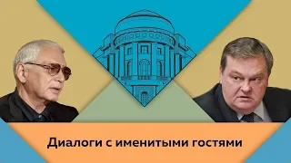 К.Г.Шахназаров и Е.Ю.Спицын в студии МПГУ. "Мое кино"