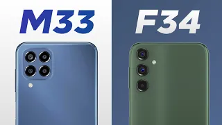 Samsung Galaxy F34 vs Samsung Galaxy M33