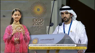 Crown Prince of Dubai (فزاع 𝙁𝙖𝙯𝙯𝙖) opening ceremony of Expo2020 Dubai