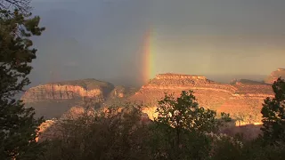 [10 Hours] Grand Canyon with Rainbow - Video & Audio [1080HD] SlowTV