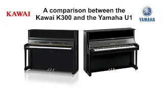 Comparing the Kawai K300 with the Yamaha U1 piano