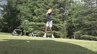 Greensboro 10-year-old becomes internet star on the golf course