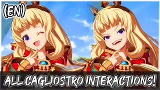 All CAGLIOSTRO Interactions! *ENGLISH* (Intro’s) | Granblue Fantasy Versus / GBVS