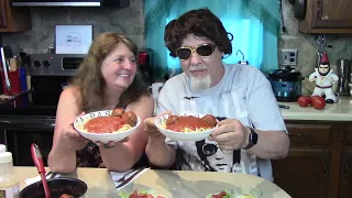 Homemade Spaghetti and Meatballs for Supper