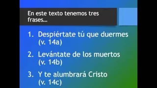 Levántate y Resplandece efesios 5:14. Pastor Rogelio Macias.