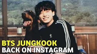 BTS Jungkook Back on Instagram ,Jungkook Created a New Instagram account 2024