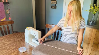 Diy Easy 1 piece boxed cushion cover tutorial