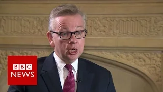 Michael Gove: Boris Johnson wasn't up to the job - BBC News