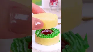 🍉 Satisfying Miniature Watermelon Cake Decorating #Yumupminiature