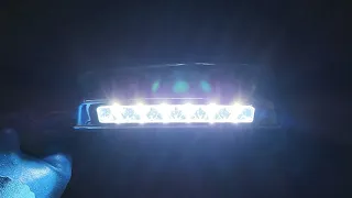LED6灯 クロームメッキハイパワー路肩灯 6灯ホワイト（RA847）