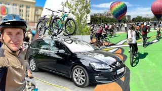 Велодень у Харкові 23.05.2021 🚲 Їдемо колоною по місту на велосипедах