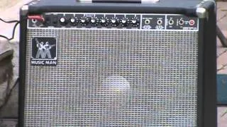 Music Man rd112 100 quick demo @ 100 watts - loaded with a JBL D120f AlNiCo speaker