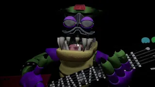 What happens if you try to repair Glamrock MONTY  [FNAF SECURITY BREACH /VR]