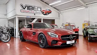 A Very Rare 2015 AMG GTS Edition 1 in Designo Hyacinth Red with 25K Warranted Miles - NOW SOLD!