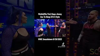 Michin(Mia Yim) Slaps Jimmy Uso To Sleep GTA 5 Style #shorts #wwe #wwesmackdown