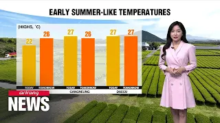 [Weather] Days will get warmer and warmer; rain forecast on Jeju Island