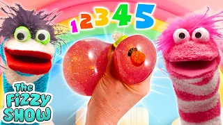 Fizzy & Phoebe Explore The Five Senses & Make A Fun Squishy | Fun Videos For Kids