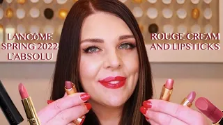 NEW Lancome Spring 2022 L'Absolu Lipstick Collection Review😱😍