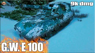 Снаряды как МАГНИТЫ 💩 9к урона на арте 💩 World of Tanks G.W. E 100