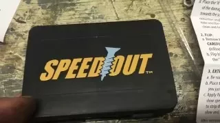 Using Speedout Stripped Screw Removal Tool