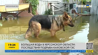 Большая вода в Херсонской области: последствия подрыва Каховской ГЄС