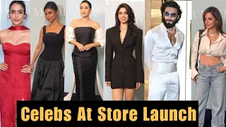 Soon-to-be Papa Ranveer Singh, Khushi Kapoor, Sussanne, Sanya, Karisma, Mouni, Sonali | Store Launch