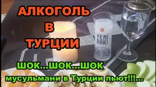 АЛКОГОЛЬ В ТУРЦИИ! Как пьют турки!