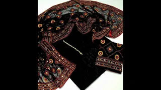 Shamoz Silk Embroidered With Silk HandMade Dupatta & Jamawar Trouser.  |Fashion of the world |