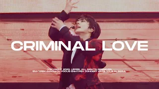 [4K] 230729-30 FATE in SEOUL ENHYPEN JUNGWON 'CRIMINAL LOVE' 엔하이픈 정원 페이트 서울 콘서트 크리미널 러브 직캠