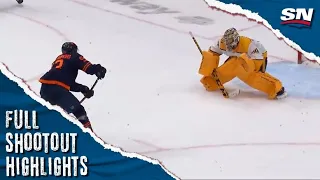 Nashville Predators at Edmonton Oilers | FULL Shootout Highlights