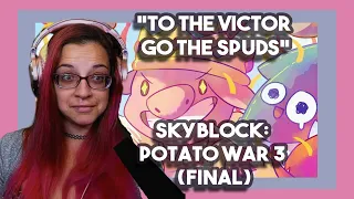 Bartender Reacts to Skyblock: Potato War 3 (FINAL) by Technoblade