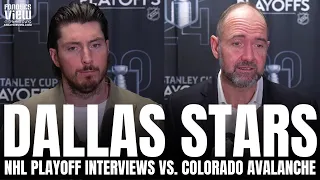 Matt Duchene & Peter DeBoer Discuss Dallas Stars vs. Colorado Avalanche, GM6 Close Out Opportunity