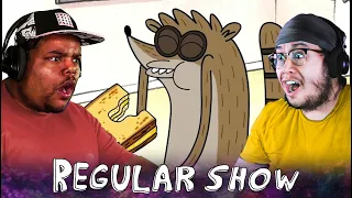 GRILLED CHEESE?! | Regular Show Season 1 Episode 7 & 8 GROUP REACTION