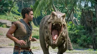 T-Rex Attacks a Man