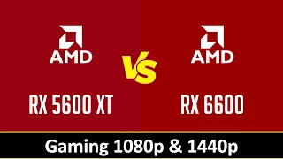 RX 5600 XT vs RX 6600 - Gaming 1080p 1440p (i7 12700KF)