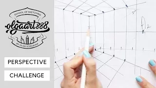 ✏️FREE PERSPECTIVE CHALLENGE: master basics of 1- and 2-point perspective
