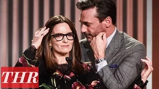 Tina Fey Full Speech (Jon Hamm Opens) at Women in Entertainment  2016 | THR