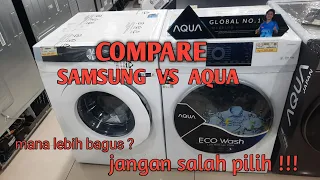 COMPARE!!! Comparison of Samsung vs Aqu Washing Machines