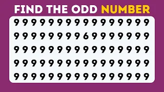 Find the ODD One Out | numbers and letters edition | EASY,MEDIUM,HARD