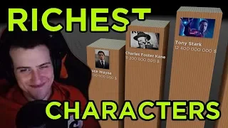 Hellyeahplay смотрит: RICHEST Fictional CHARACTERS Comparison