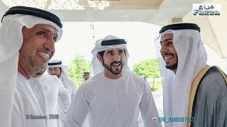 Sheikh Hamdan (فزاع 𝙁𝙖𝙯𝙯𝙖) attended wedding reception organized by Saeed Hillal