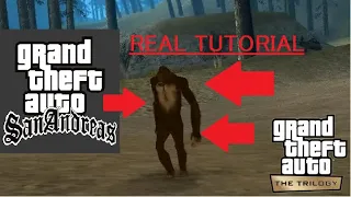 HOW TO FIND BIGFOOT IN GTA SAN ANDREAS DEFINITIVE EDITION  REMASTERED [ TUTORIAL ] NOT CLICKBAIT !