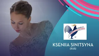 Ksenii Sinitsyna (RUS) | Women SP | Internationaux de France 2021  | #GPFigure