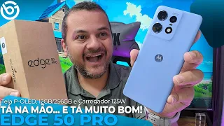 Novo EDGE 50 PRO | TÁ NA MÃO… E TÁ MUITO BOM! Unboxing e Impressões