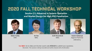 2020 Fall Workshop Session 11: Advances in System Operation & Market Design for High VRE Penetration