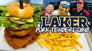 Giant Iowa Pork Tenderloin Sandwich Challenge!!