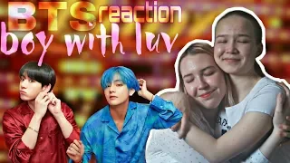 REACTION BTS (방탄소년단) - Boy With Luv feat. Halsey' Official MV РЕАКЦИЯ/ RUSSIAN REACTION