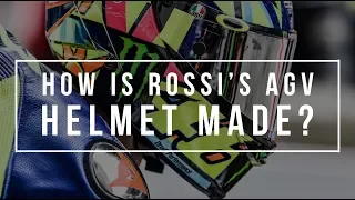 How is Valentino Rossi’s AGV helmet made? | BikeSocial