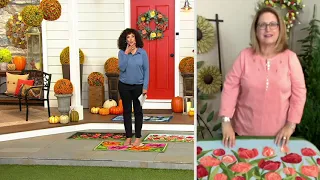 Plow & Hearth Indoor/Outdoor Washable Throw Rug on QVC