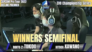 【EVO2022】HITBOX | KAWANO - カワノ（コーリン）vs ROHTO Z! | TOKIDO - ときど（ルーク） - WINNERS SEMIFINAL